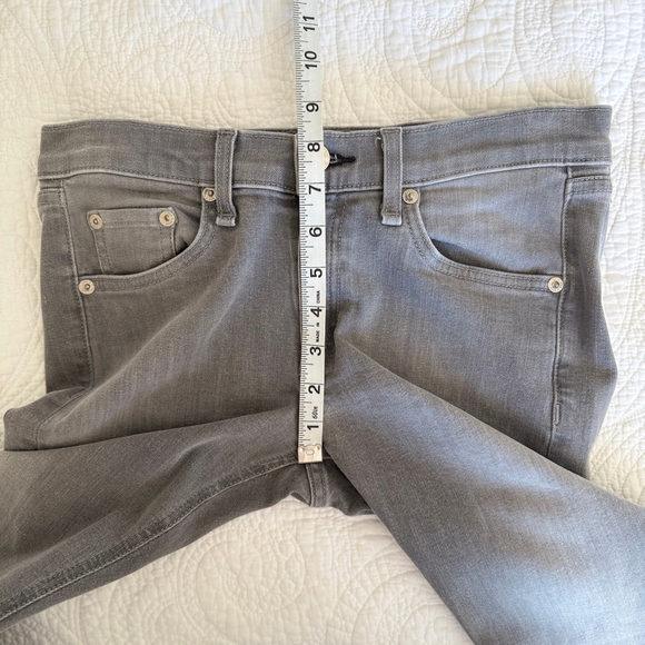Rag & Bone Jean Skinny Buxton Grey Wash Women's Size 27 Stretch Denim Jeans - Picture 10 of 11